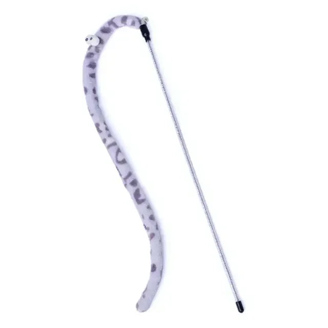 Interactive Cat Teaser Caterpillar Wand Toy for Pets