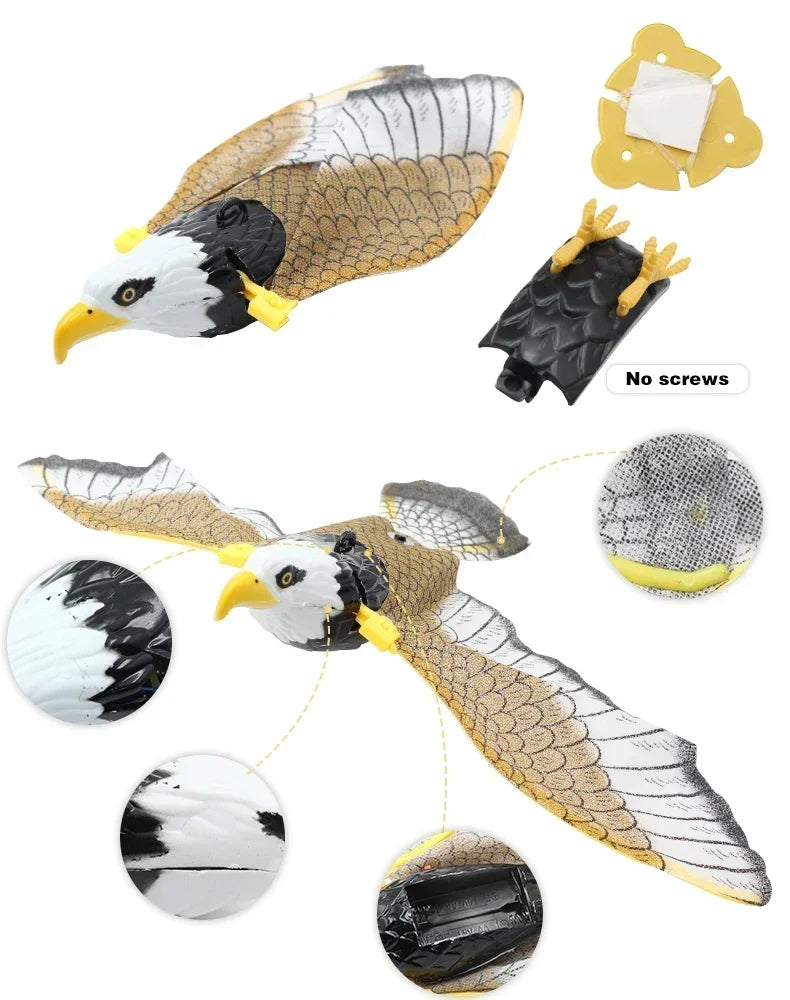 CN Jiangsu Zhejiang Interactive Simulation Bird Cat Toy Hanging Eagle