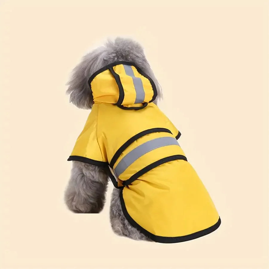 High Concerned Dog Raincoat Waterproof Adjustable Windproof Outdoor Coat