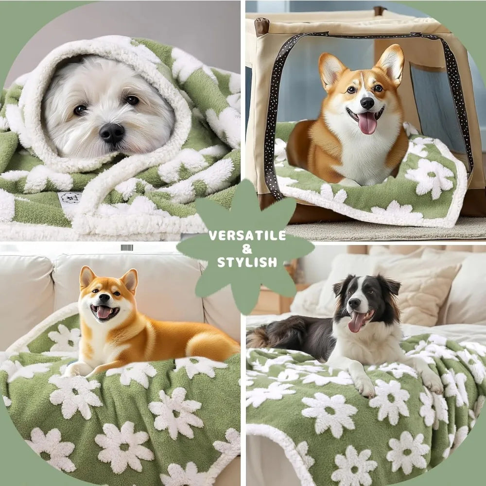 Waterproof Fleece Dog Blanket Washable